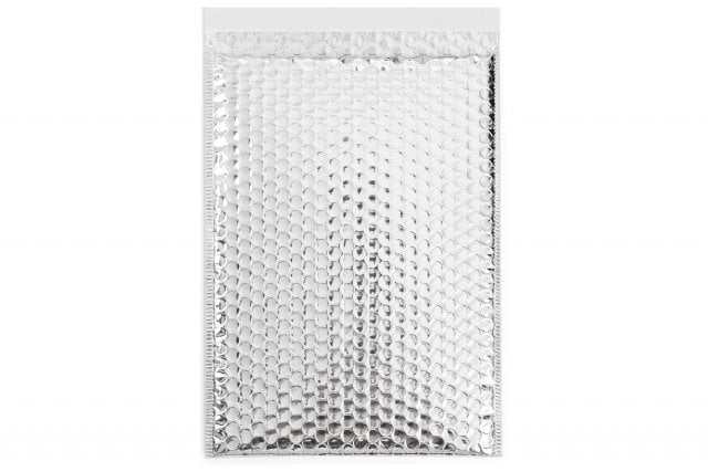 Enveloppes DIN C4 matelassées, argentées