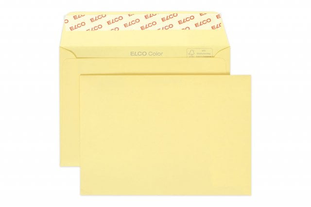 Enveloppes Elco DIN C6 autocollantes, chamois clair