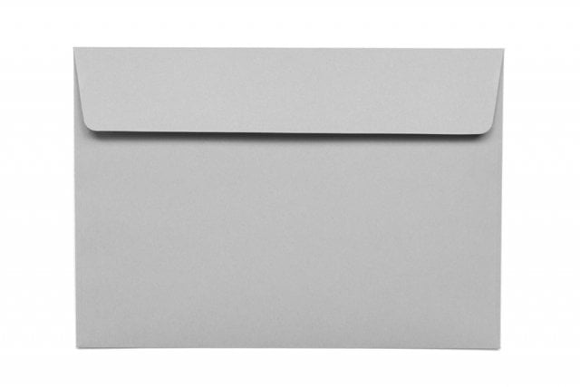 Enveloppes DIN C6 autocollantes, Gris clair
