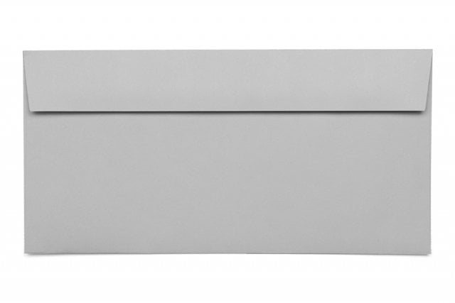 Enveloppes DIN long adhésives, Gris clair