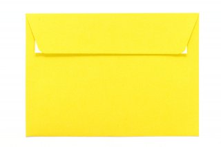 Enveloppes DIN C6 autocollantes, Jaune