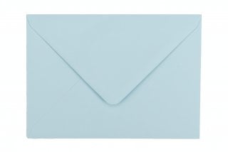 enveloppes DIN B6, bleu clair