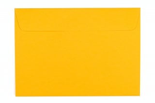 Enveloppes DIN C5 autocollantes, jaune foncé