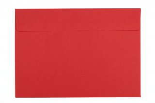 Enveloppes DIN C5 adhésives, rouge