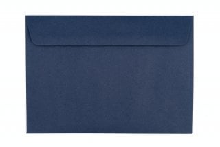 Enveloppes DIN C5 adhésives, bleu foncé
