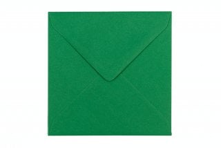 Enveloppes Carré 130x130 mm, Vert foncé