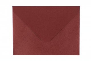 Enveloppes DIN C7, Rouge nacré