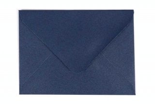 Enveloppes DIN C7, Bleu foncé nacré