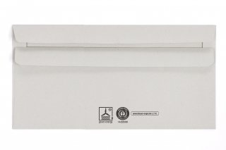 Enveloppes DIN long, recyclées Gris