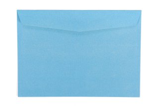 Enveloppes DIN B6, recyclées bleu