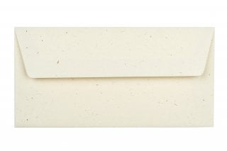 Enveloppes DIN long adhésives, doublées Terra Vanilla