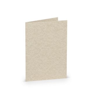Cartes pliables DIN A6, marbrées marron