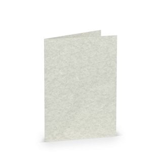 Cartes pliables DIN A6, marbrées Gris