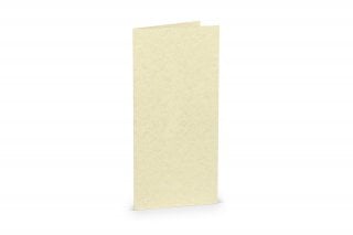 Cartes pliables DIN long, marbrées jaune sable