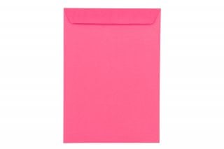 Enveloppes DIN C4 adhésives, rose