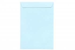 Enveloppes DIN C4 adhésives, bleu clair