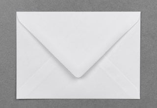 Enveloppes DIN C6, blanches nervurées