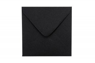 Enveloppes Carré 110x110 mm, Noir