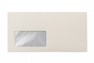Enveloppes DIN Lang+ avec fenêtre, impression Crème