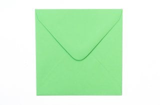 Enveloppes Carré 110x110 mm, Vert clair