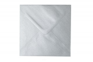 Enveloppes Carré 140x140 mm, Argenté