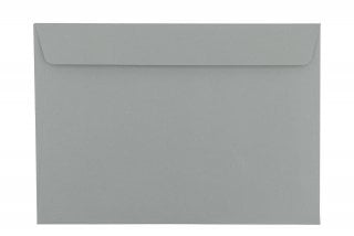 Enveloppes DIN C5 autocollantes, grises