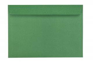 Enveloppes DIN C5 autocollantes, impression verte