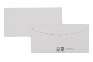 Enveloppes DIN Lang+, recyclées Gris