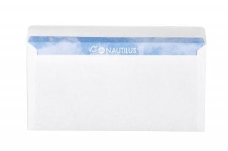 Enveloppes DIN Lang autocollantes, recyclées blanches