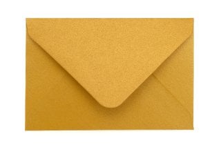 Enveloppes 65x94mm, Or