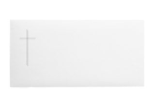Enveloppes DIN Long adhésives, croisées