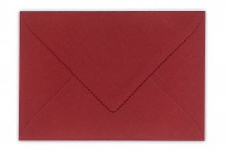 Enveloppes DIN C6, rouge foncé