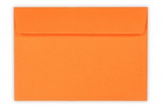 Enveloppes DIN C6 autocollantes, orange