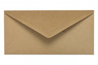 Enveloppes DIN long, papier kraft