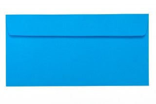 Enveloppes DIN Longues autocollantes, Bleu