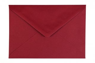 Enveloppes DIN C5, rouge foncé