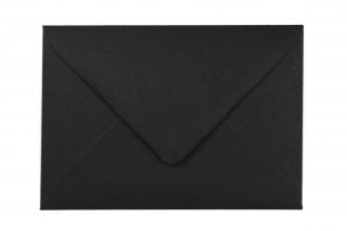 Enveloppes DIN C6, Noir