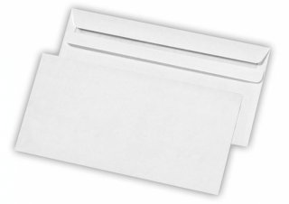 Enveloppes DIN long, Blanc