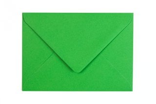 Enveloppes DIN C6, Vert