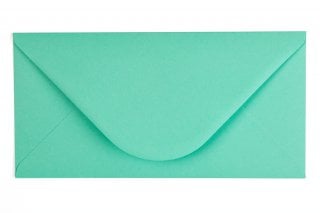Enveloppes DIN long, Bleu vert