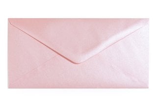 Enveloppes DIN long, rose nacré