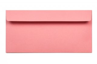 Enveloppes DIN long adhésives, Rose