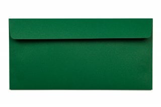 Enveloppes DIN long adhésives, vert foncé
