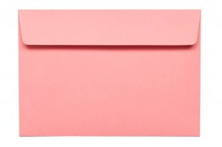 Enveloppes DIN C6 autocollantes, Rose