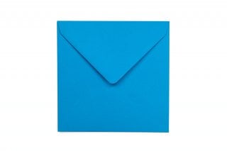 Enveloppes Carré 155 x 155 mm, Bleu