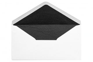Enveloppes DIN long, enveloppes de deuil