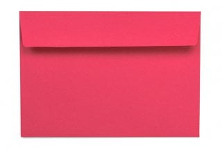 Enveloppes DIN C6 autocollantes, rose