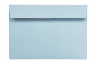 Enveloppes DIN C6 autocollantes, bleu clair