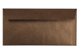 Enveloppes DIN Lang autocollantes, bronze