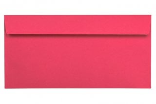 Enveloppes DIN long adhésives, rose